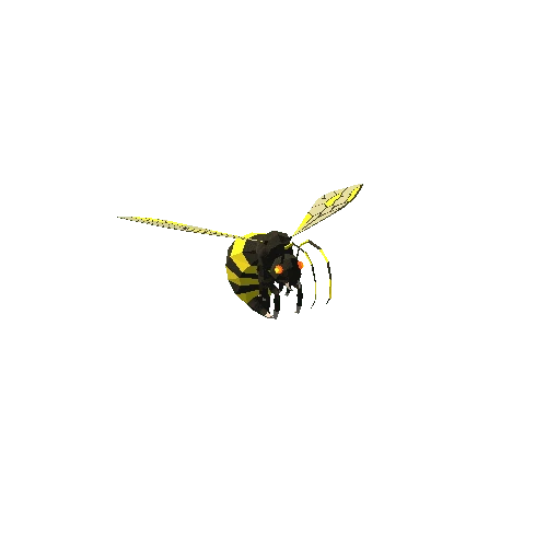 Polygonal Giant Bee Yellow
